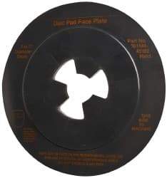 3M - 7" Max Diam, Abrasive Disc Face Plate - 5/8-11, 7,000 RPM - Industrial Tool & Supply