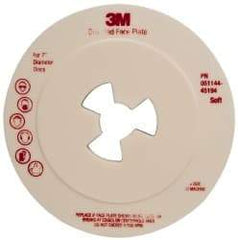 3M - 7" Max Diam, Abrasive Disc Face Plate - 5/8-11, 7,000 RPM - Industrial Tool & Supply