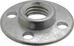 3M - 3/8" Max Diam, Abrasive Disc Retainer Nut - 5/8-11 Female, 3/8" Long - Industrial Tool & Supply