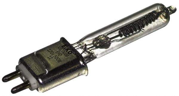 Value Collection - 1,000 Watt, 120 Volt, Halogen Miniature & Specialty T6 Lamp - 2 Pin Base, 750 to 1599 Equivalent Range, Neutral (3,000 to 3,699), 4" OAL - Industrial Tool & Supply