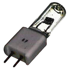 Value Collection - 300 Watt, 24 Volt, Halogen Miniature & Specialty T6 Lamp - 2 Pin Base, 50 to 749 Equivalent Range, Neutral (3,000 to 3,699), 2-1/8" OAL - Industrial Tool & Supply