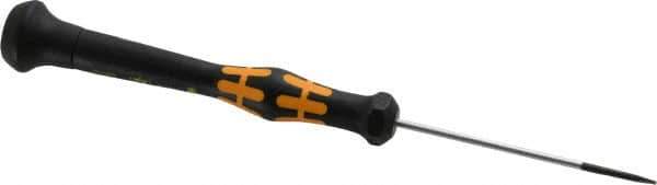 Wera - Electronic/Electrostatic Slotted Screwdriver - Round Shank, Ergonomic Handle - Industrial Tool & Supply