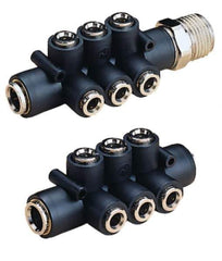 Norgren - 1/4" NPT Inlet x 1/4" NPT Outlet Heavy Duty In-Line Flow Control Valve - 5 to 230 psi, Needle Valve & Brass Material - Industrial Tool & Supply