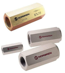 Norgren - 1-1/2" NPT High Flow Air Fuse - 0 to 232 psi, Shutoff Valve & Aluminum Material - Industrial Tool & Supply