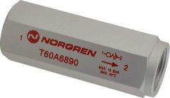 Norgren - 3/4" NPT Low Flow Air Fuse - 0 to 232 psi, Shutoff Valve & Aluminum Material - Industrial Tool & Supply