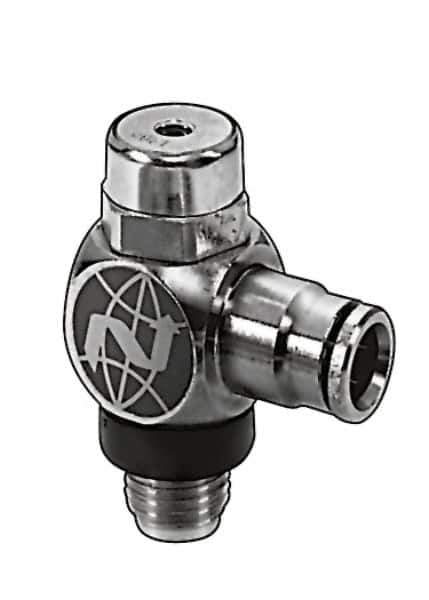 Norgren - 1/8" NPTF x 1/8" NPTF Pilot Operated Check Valve - 15 to 150 psi & Brass Material - Industrial Tool & Supply