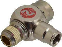 Norgren - 1/2" Tube x 1/2" NPTF Pilot Operated Check Valve - 15 to 150 psi & Brass Material - Industrial Tool & Supply