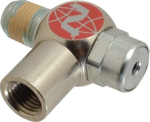 Norgren - 1/4" NPTF x 1/4" NPTF Pilot Operated Check Valve - 15 to 150 psi & Brass Material - Industrial Tool & Supply