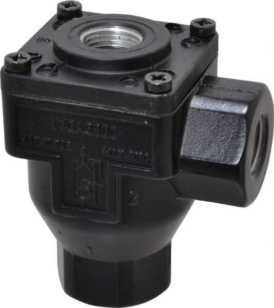 Norgren - 3/8" NPT Quick Exhaust Valve - 7 to 145 psi, Zinc Material - Industrial Tool & Supply