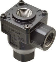 Norgren - 1/2" NPT Quick Exhaust Valve - 7 to 145 psi, Zinc Material - Industrial Tool & Supply