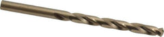 Triumph Twist Drill - 1/4" 135° Cobalt Jobber Drill - Oxide/Gold Finish, Right Hand Cut, Spiral Flute, Straight Shank, 4" OAL, Split Point - Industrial Tool & Supply