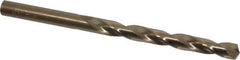 Triumph Twist Drill - 9/32" 135° Cobalt Jobber Drill - Oxide/Gold Finish, Right Hand Cut, Spiral Flute, Straight Shank, 4-1/4" OAL, Split Point - Industrial Tool & Supply