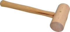 Garland - 1-1/4 Lb Head Wooden Mallet - 13-1/2" Long Wood Handle - Industrial Tool & Supply