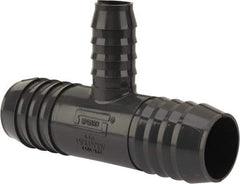 Value Collection - 1-1/4 x 1-1/4 x 3/4" Barb, Multiple Barbed Tube Reducing Tee - PVC, Male - Industrial Tool & Supply