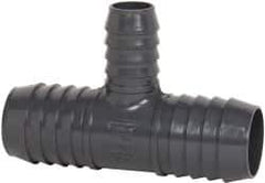 Value Collection - 1-1/2 x 1-1/2 x 1" Barb, Multiple Barbed Tube Reducing Tee - PVC, Male - Industrial Tool & Supply