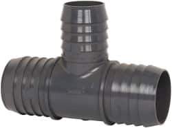 Value Collection - 2 x 2 x 1-1/2" Barb, Multiple Barbed Tube Reducing Tee - PVC, Male - Industrial Tool & Supply