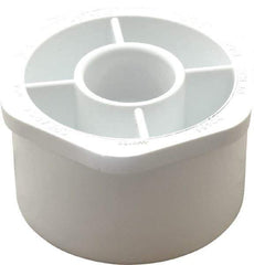 Value Collection - 3 x 1" PVC Plastic Pipe Bushing - Schedule 40, Spig x Slip End Connections - Industrial Tool & Supply