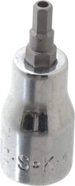 SK - 3/8" Drive, 5/32" Hex Bit Socket - 1-11/16" OAL, Tamper Resistant - Industrial Tool & Supply