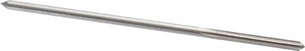 Interstate - 0.1225" High Speed Steel 4 Flute Chucking Reamer - Industrial Tool & Supply