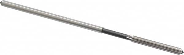 Interstate - 0.128" High Speed Steel 6 Flute Chucking Reamer - Industrial Tool & Supply