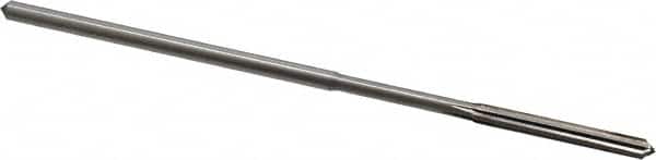 Interstate - 0.1305" High Speed Steel 6 Flute Chucking Reamer - Industrial Tool & Supply