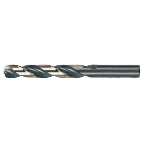 23/64 RHS / RHC HSS 135 Degree Split Point Heavy Duty Jobber Length Drill - Black & Gold