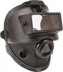 North - Series 5400W, Size M/L Full Face Welding Respirator - 4-Point Suspension, Threaded Connection - Industrial Tool & Supply