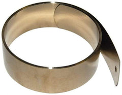 Gardner Spring - 0.01" Thick x 36" Long, 0.75 Lb Capacity Constant Force Spring - 0.68" Wide, 1.88" ID of Reflection, 3.38" Initial Extension, 0.187" End Hole Diam - Industrial Tool & Supply