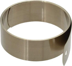 Gardner Spring - 0.014" Thick x 48" Long, 1.62 Lb Capacity Constant Force Spring - 1" Wide, 2.63" ID of Reflection, 4.74" Initial Extension, 0.187" End Hole Diam - Industrial Tool & Supply