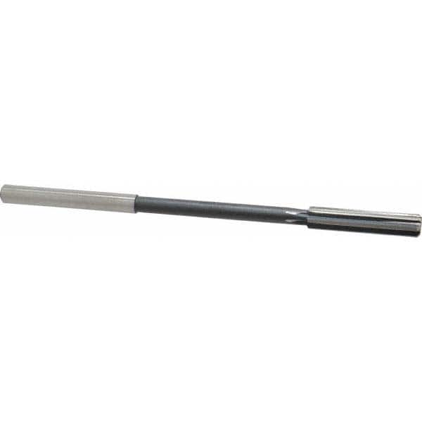 Interstate - 0.319" High Speed Steel 6 Flute Chucking Reamer - Industrial Tool & Supply