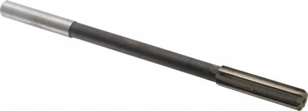 Interstate - 0.505" High Speed Steel 8 Flute Chucking Reamer - Industrial Tool & Supply