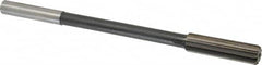 Interstate - 0.569" High Speed Steel 8 Flute Chucking Reamer - Industrial Tool & Supply