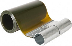 Steiner - 10 Ft. Wide x 8 Ft. High x 0.08 Inch Thick, Vinyl Strip Welding Curtain Kit - Amber with Pipe Mount Clamping Hardware - Industrial Tool & Supply