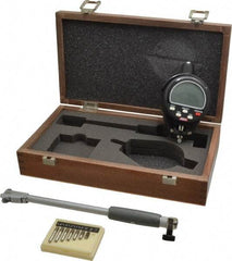 SPI - 0.7 to 1-1/2", 5" Deep, Electronic Bore Gage - Up to 0.00025" Accuracy, 0.001mm Resolution, Data Output, Includes Indicator - Industrial Tool & Supply