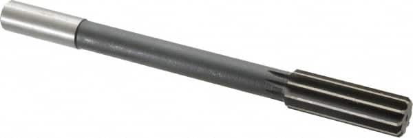 Interstate - 0.904" High Speed Steel 10 Flute Chucking Reamer - Industrial Tool & Supply