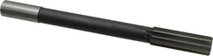 Interstate - 0.97" High Speed Steel 10 Flute Chucking Reamer - Straight Flute, 7/8" Straight Shank - Industrial Tool & Supply