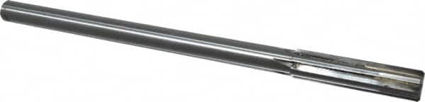 Made in USA - 0.498" Carbide-Tipped 6 Flute Dowel Pin Chucking Reamer - Industrial Tool & Supply