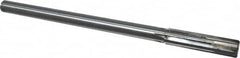Made in USA - 0.498" Carbide-Tipped 6 Flute Dowel Pin Chucking Reamer - Industrial Tool & Supply