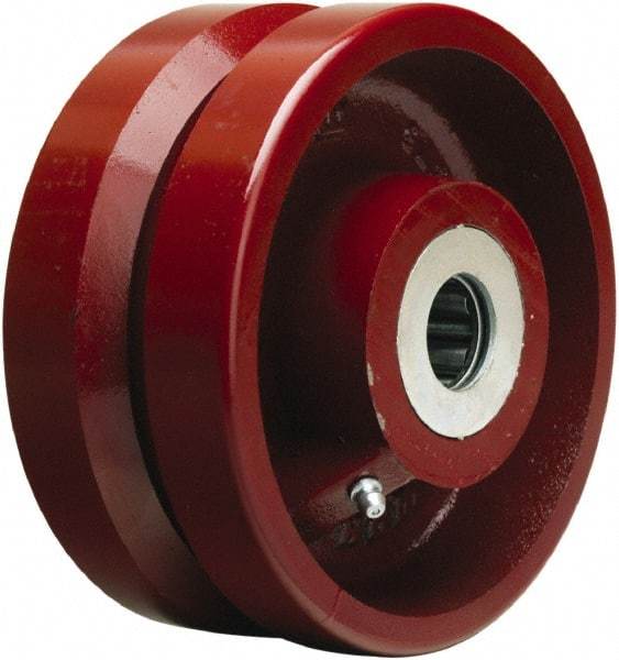 Hamilton - 6 Inch Diameter x 2-3/4 Inch Wide, Cast Iron Caster Wheel - 2,500 Lb. Capacity, 3-1/4 Inch Hub Length, 3/4 Inch Axle Diameter, Tapered Roller Bearing - Industrial Tool & Supply
