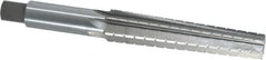 Interstate - 0.5696" Small End, 0.7444" Large End, 5/8" Straight Shank, 3-1/2" Flute, 2MT Morse Taper Reamer - Industrial Tool & Supply