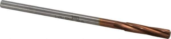 Alvord Polk - 5/16" High Speed Steel 6 Flute Chucking Reamer - Spiral Flute, 0.2792" Straight Shank, 1-1/2" Flute Length, 6" OAL - Industrial Tool & Supply