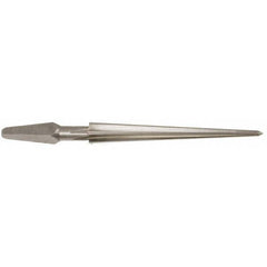 Alvord Polk - 1" Diam, 3/8" Small End Diam, Brace Shank, 4-1/2" Flute, Repairman's Reamer - Industrial Tool & Supply
