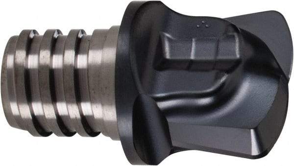 Iscar - MM FF Grade IC908 Carbide End Milling Tip Insert - TiAlN Finish, 2 Flutes, 20mm Cutting Diam, 1.5mm Depth of Cut, 17.4mm Extension, 0.134" Cnr Rad - Industrial Tool & Supply