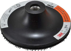 3M - 4" Diam Hook & Loop Disc Backing Pad - Firm Density, 13,000 RPM - Industrial Tool & Supply
