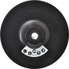 3M - 7" Diam Hook & Loop Disc Backing Pad - Medium Density, 6,000 RPM - Industrial Tool & Supply