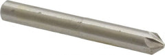 Interstate - 1/4" Head Diam, 1/4" Shank Diam, 6 Flute 82° High Speed Steel Countersink - Industrial Tool & Supply