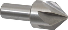 Interstate - 1-3/4" Head Diam, 1" Shank Diam, 6 Flute 82° High Speed Steel Countersink - Industrial Tool & Supply