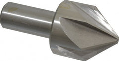 Interstate - 2" Head Diam, 1" Shank Diam, 6 Flute 82° High Speed Steel Countersink - Industrial Tool & Supply