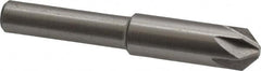 Interstate - 5/16" Head Diam, 1/4" Shank Diam, 6 Flute 90° High Speed Steel Countersink - Industrial Tool & Supply