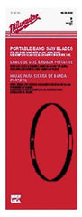 Milwaukee Tool - 3' 8-7/8" Long x 0.02" Thick, 18 Teeth per Inch, Portable Band Saw Blade - Bi-Metal Blade, High Speed Steel Teeth, Toothed Edge - Industrial Tool & Supply
